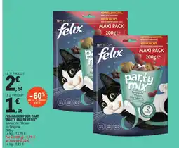 E.Leclerc "PARTY MIX DE FELIX" Friandises pour chat offre