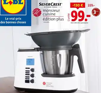 Lidl SILVERCREST® monsieur cuisine édition plus offre