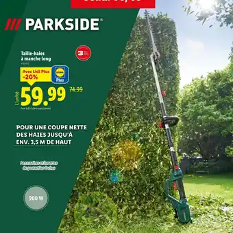 Lidl PARKSIDE® Taille-haies à manche long offre