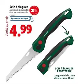 Lidl Scie à élaguer offre