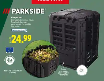 Lidl PARKSIDE® Composteur offre