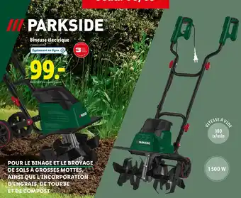 Lidl PARKSIDE Bineuse électrique offre