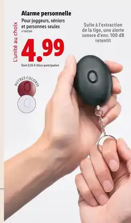 Alarme personnelle