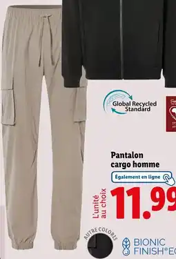 Lidl LIVERGYⓇ Pantalon cargo homme offre