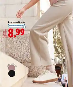 Lidl Pantalon détente offre