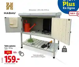 Lidl HABAU Table de jardinier offre