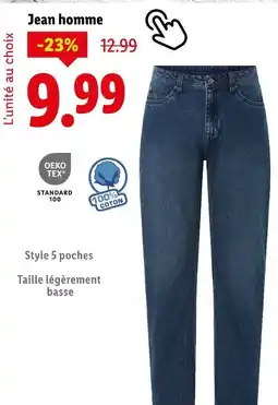 Lidl Jean homme offre