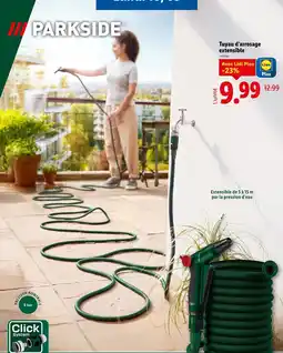 Lidl PARKSIDE® Tuyau d'arrosage extensible offre