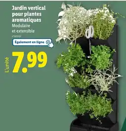 Lidl Jardin vertical pour plantes aromatiques offre