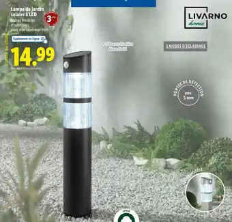 Lidl LIVARNO HOME Lampe de jardin solaire à LED offre