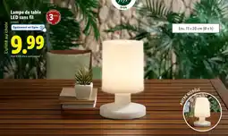 Lidl Lampe de table LED sans fil offre