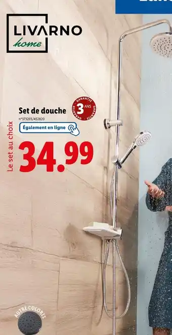 Lidl LIVARNO HOME Set de douche offre