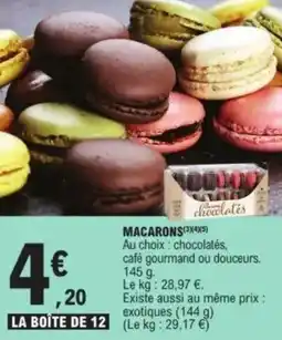 E.Leclerc Macarons offre