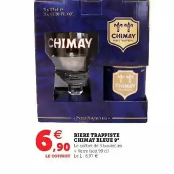 Super U Bière Trappiste Chimay Bleue 9° offre