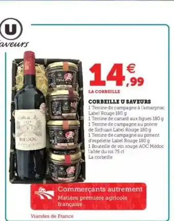 Super U Corbeille U Saveurs offre