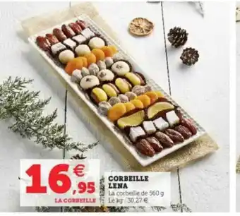 Super U Corbeille Lena offre