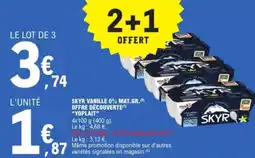 E.Leclerc "YOPLAIT" Skyr vanille 0% mat.gr. offre découverte offre