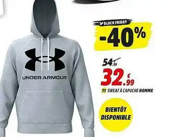 Intersport Sweat à Capuche Homme offre