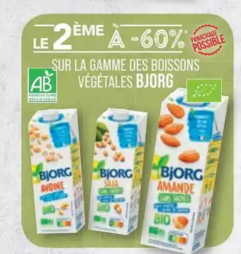 Match Boissons Végétales Bjorg offre