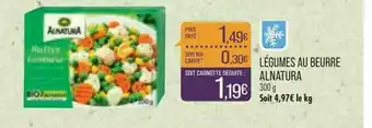 Match Légumes Au Beurre Alnatura offre