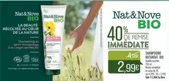 Match Shampooing Nat&nove Bio offre