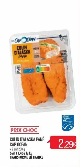 Match Colin D'alaska Pané Cap Océan offre