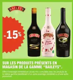 E.Leclerc "BAILEYS" Sur les produits présents en magasin de la gamme offre