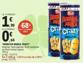 E.Leclerc “MONSTER MUNCH CRAZY” offre