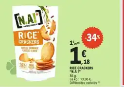 E.Leclerc "N.A!" Rice crackers offre