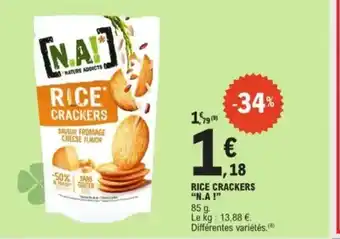 E.Leclerc "N.A!" Rice crackers offre