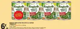 E.Leclerc "BONDUELLE" Haricots verts extra fins cuits à la vapeur offre