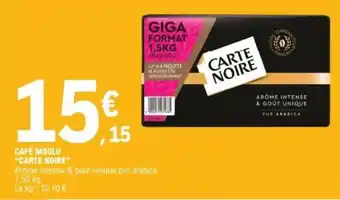 E.Leclerc "CARTE NOIRE" Café moulu offre