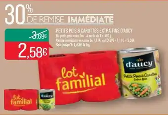 Match Petits Pois & Carottes Extra Fins D'aucy offre