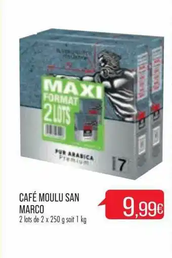 Match Café Moulu San Marco offre