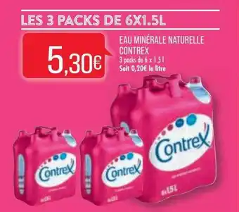 Match Eau Minérale Naturelle Contrex offre
