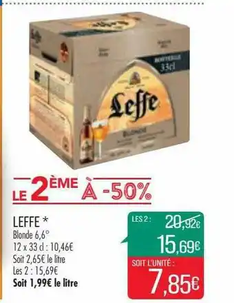 Match Leffe offre