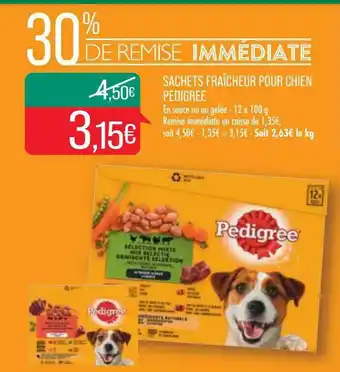 Match Sachets Fraîcheur Pour Chien Pedigree offre