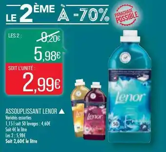 Match Assouplissant Lenor offre
