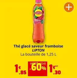 Coccinelle Express Thé glacé saveur framboise LIPTON offre