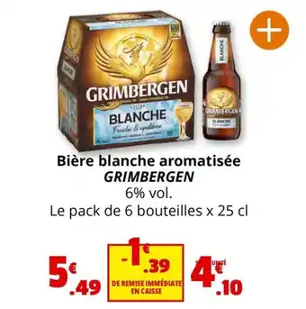 Coccinelle Express Bière blanche aromatisée GRIMBERGEN offre