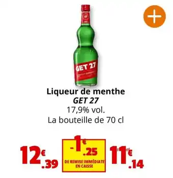 Coccinelle Express Liqueur de menthe GET 27 offre