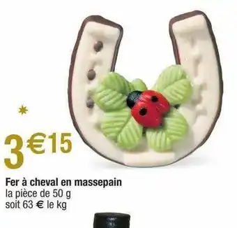 Migros Fer à Cheval En Massepain offre