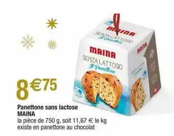 Migros Panettone Sans Lactose Maina offre
