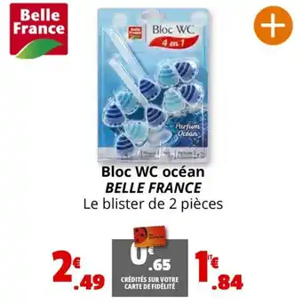 Coccinelle Express Bloc WC océan BELLE FRANCE offre