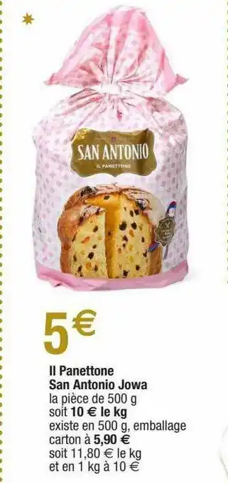 Migros II Panettone San Antonio Jowa offre