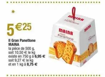 Migros II Gran Panettone Maina offre
