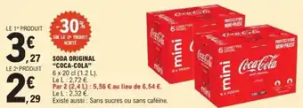 E.Leclerc "COCA-COLA" Soda original offre