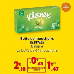 Coccinelle Express Boîte de mouchoirs Kleenex offre