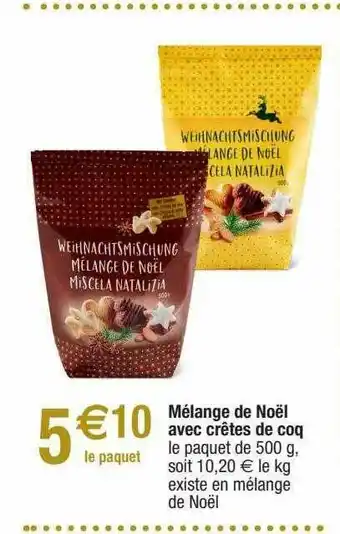 Mélange De Noël Avec Crêtes De Coq