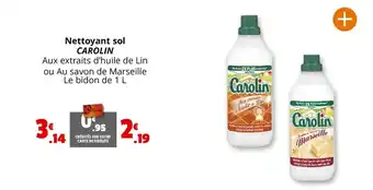 Coccinelle Express Nettoyant sol CAROLIN offre